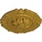 Ekena Millwork Southampton Ceiling Medallion, Hand-Painted Pharaohs Gold, 16 1/2"OD x 2 3/8"P CM16SOPGS - alternate 2